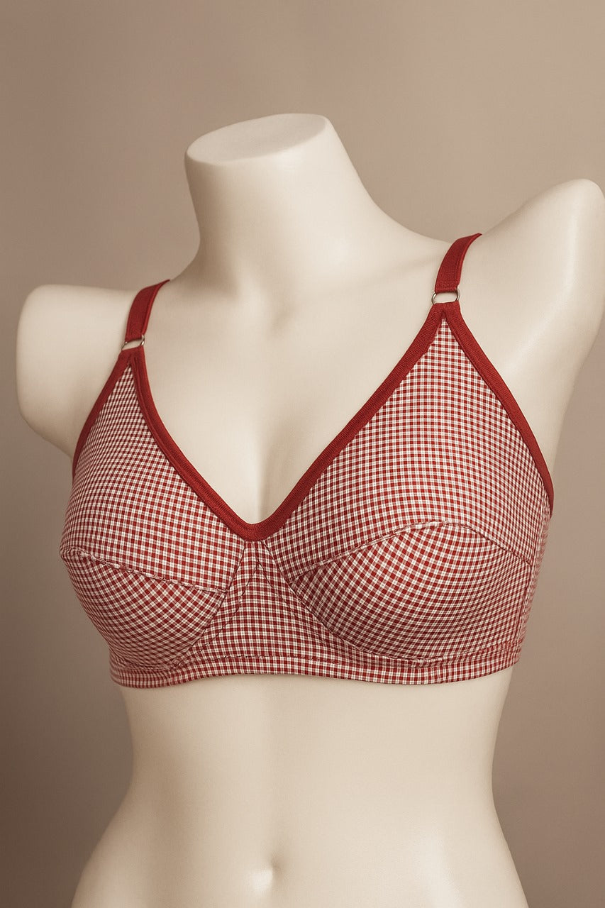 CHECK STYLE BRA