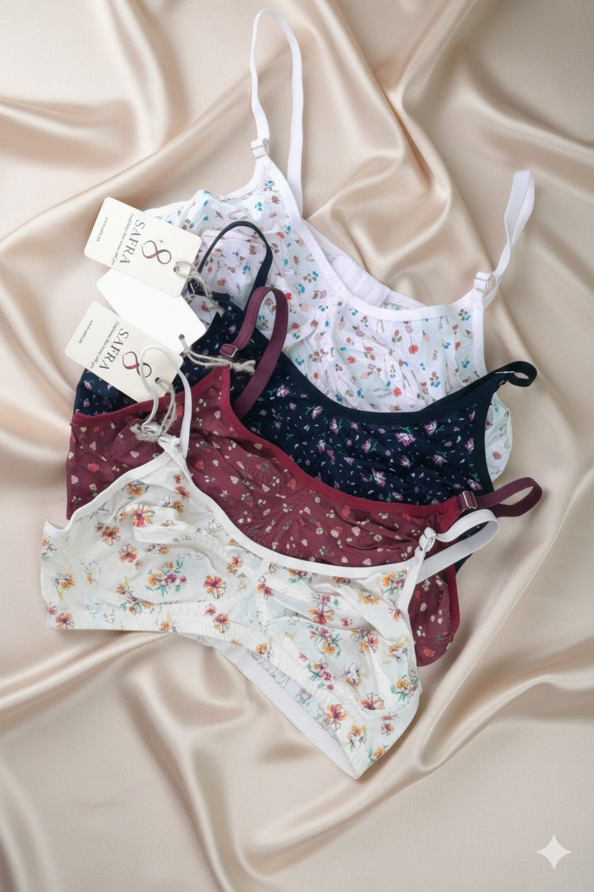 DAILY WEAR FLORAL PRINTED LAWN BRA
