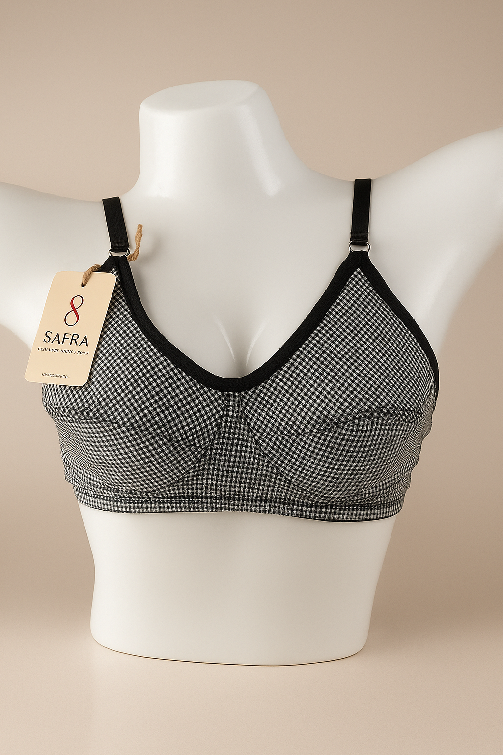 CHECK STYLE BRA