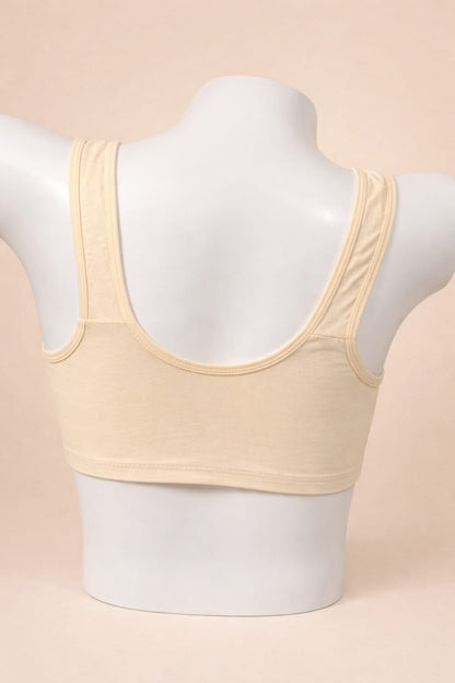 Front Open Comfort Bra | Non-Padded Full Coverage Bra – SAFRA