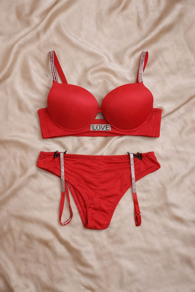 Premium Bridal Lingerie Set for Women – Double Padded Seamless Bra & Panty