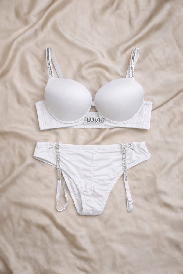 Premium Bridal Lingerie Set for Women – Double Padded Seamless Bra & Panty